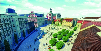 Poznański Plac Kolegiacki w granicie